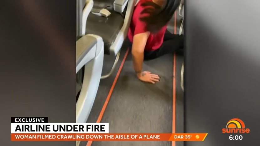 Jetstar passenger who flew from Singapore to Bangkok crawls down aisle; was allegedly told to pay for wheelchair service
