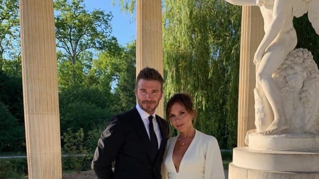 Beckham夫妻结婚20周年　包下法国凡尔赛宫甜蜜约会
