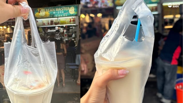 食客打包豆浆后堂食 摊主竟拿回塑料袋称“这很贵”