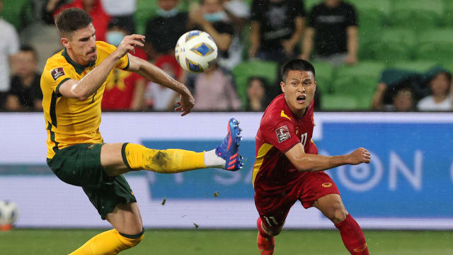 世界杯亚洲区外围赛：澳大利亚以4比0轻取越南