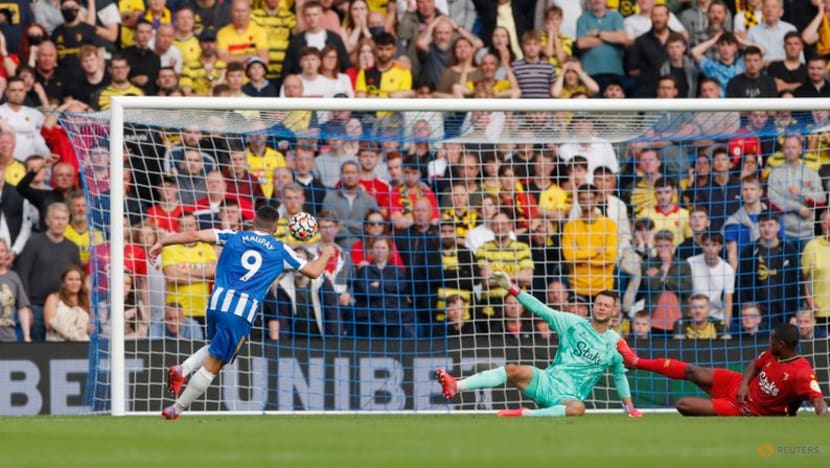 Football: Brighton go joint top with win over Watford Football: Brighton go joint top with win over Watford