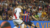 Barcelona frustrated by gritty Rayo on Lewandowski's debut