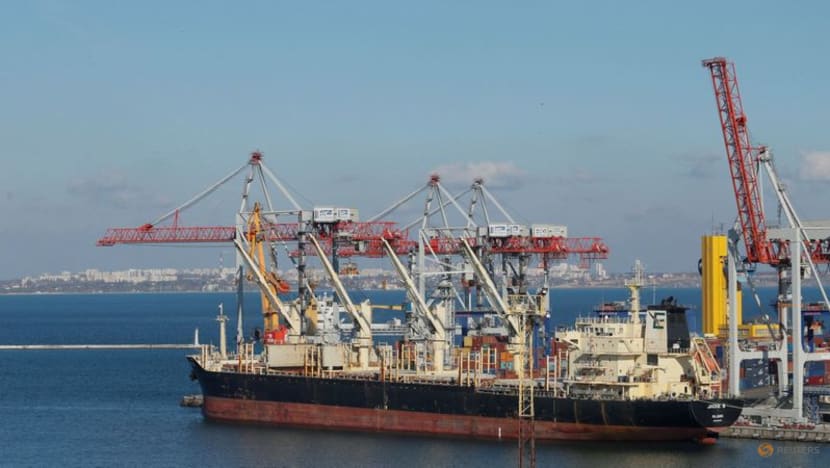 Ukraine says grain on ships in blocked Black Sea ports may deteriorate Ukraine says grain on ships in blocked Black Sea ports may deteriorate