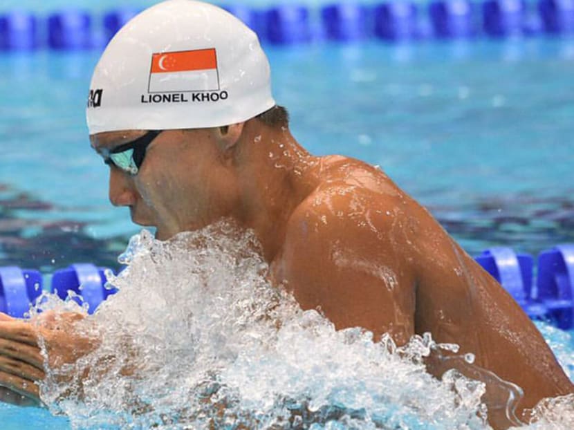 Lionel Khoo is in record-breaking form at the FINA World Cup. Photo: Singapore Swimming Association