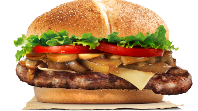 Burger King's Ultimate Striploin Steak Mushroom Swiss Burger Taste Test: Nice Or Not?
