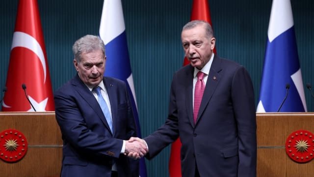 土耳其批准芬兰加入北约