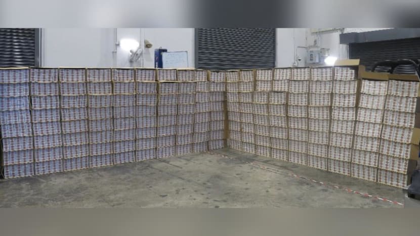More than 3,700 cartons of contraband cigarettes seized in Jurong