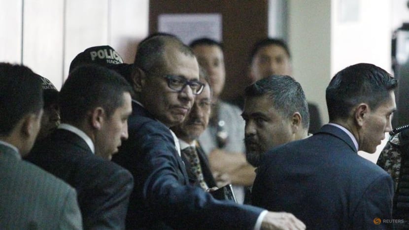 Former Ecuador vice president released from prison Former Ecuador vice president released from prison