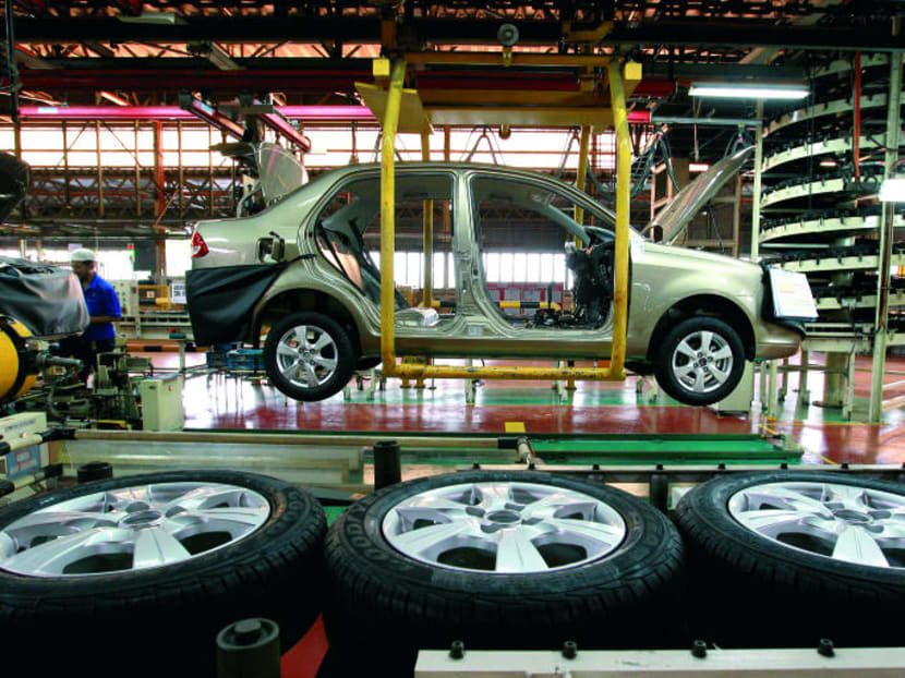 An assembly line at Proton’s factory in Selangor, Malaysia.