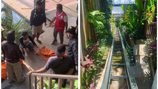 峇厘岛度假村电梯钢缆断 急速坠地五员工重伤亡