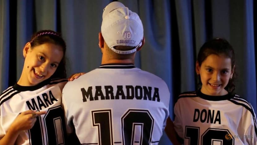 Mara and Dona: Argentine twins a living tribute to football great Mara and Dona: Argentine twins a living tribute to football great