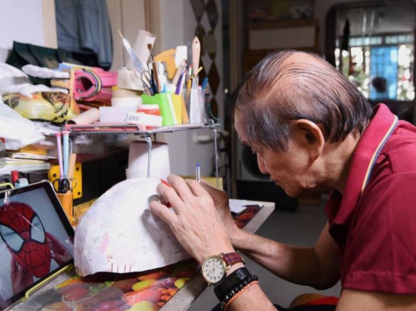 The retiree who creates Star Wars and Marvel models from recycled trash The retiree who creates Star Wars and Marvel models from recycled trash