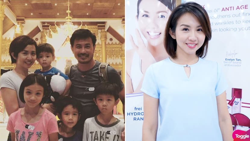 Evelyn Tan: still as devoted to her kids as ever
