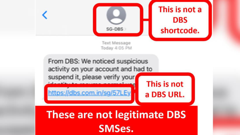 Awas! Polis, DBS beri amaran penipuan pancing data menerusi SMS