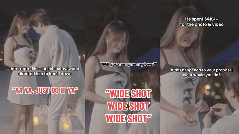 S'pore Influencer’s Proposal Video Ruined By Photog Talking And Shouting Instructions 