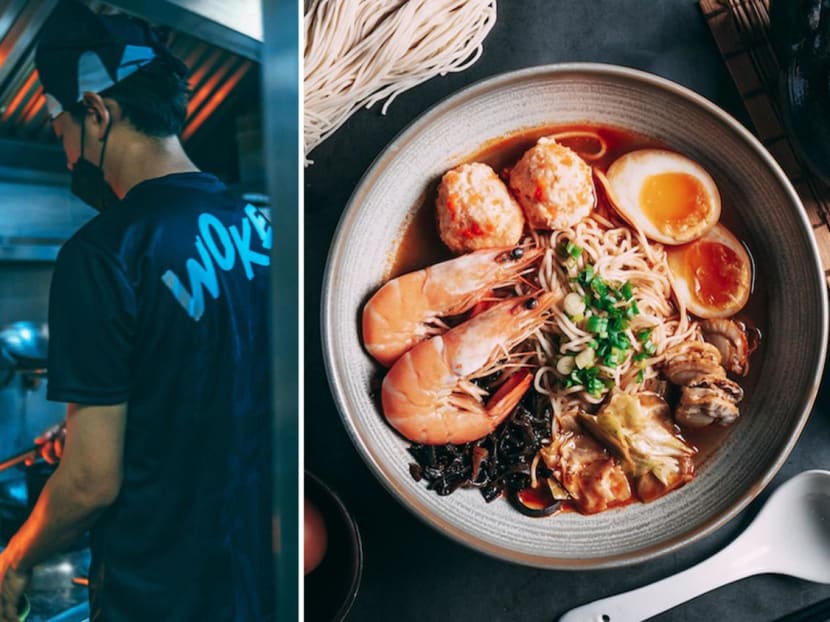 “S’pore’s First Wok Hei Ramen” Shop Sells Smoky Noodles In Chicken Collagen Soup From $10.90