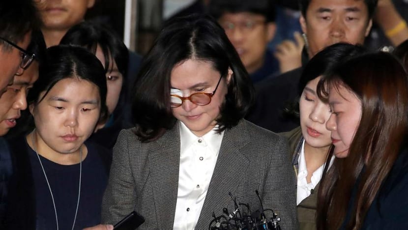 Wife of South Korea's former justice minister arrested in corruption scandal