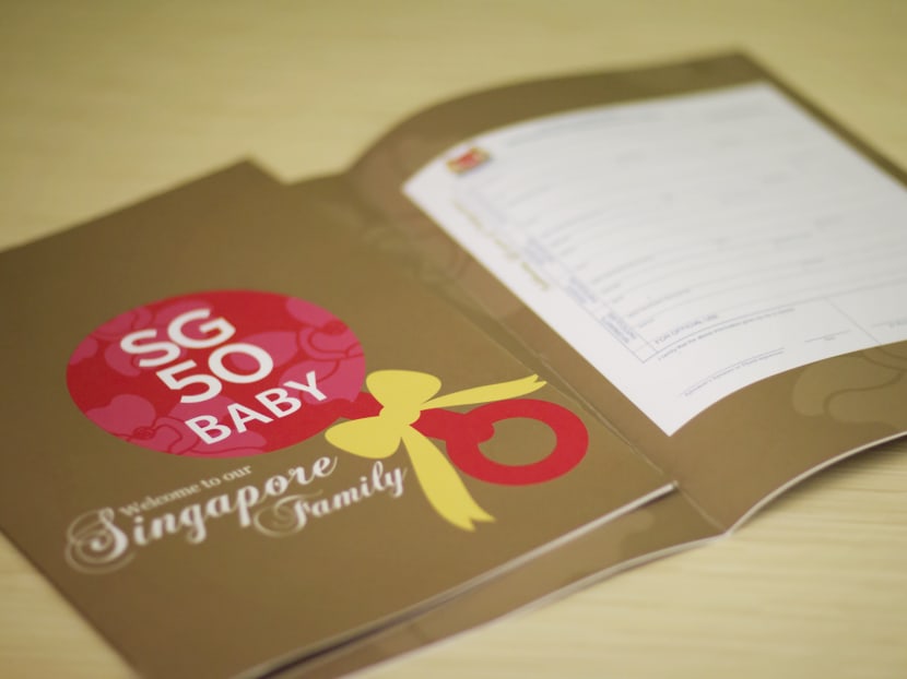 Minister in the Prime Minister's Office Ms Grace Fu gave a sneak peak of the SG50 birth certificate on Facebook this morning (Oct 13). Photo: Ms Grace Fu/Facebook