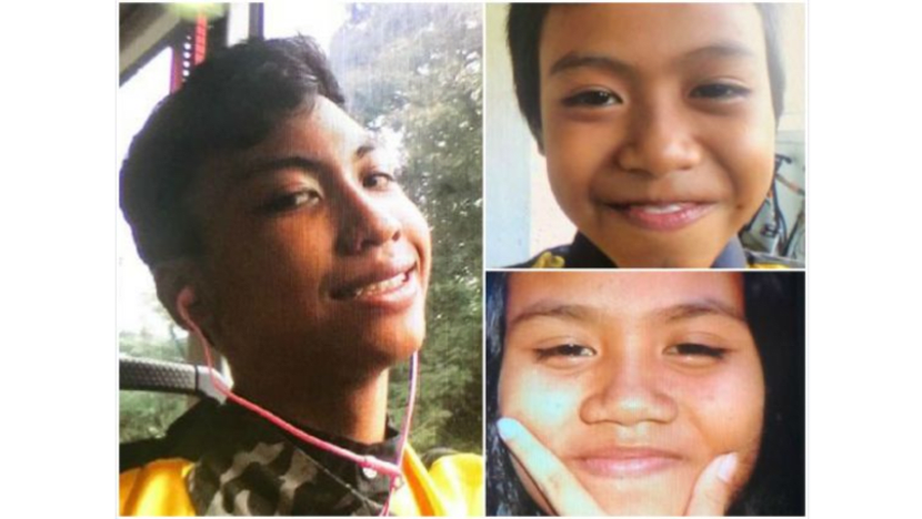 Remaja Melayu 3 beradik ini dilaporkan hilang; Polis rayu maklumat orang ramai