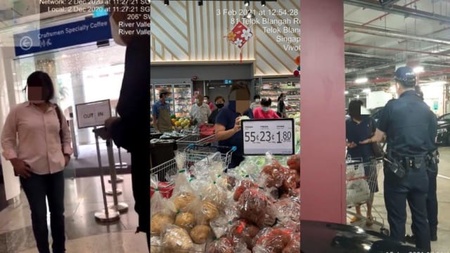 滨海湾金沙“无罩嫂”被揭曾没戴口罩逛超市