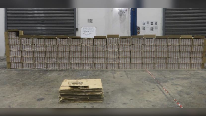 A total of 2,016 cartons of duty-unpaid cigarettes seized. A total of 2,016 cartons of duty-unpaid cigarettes seized.