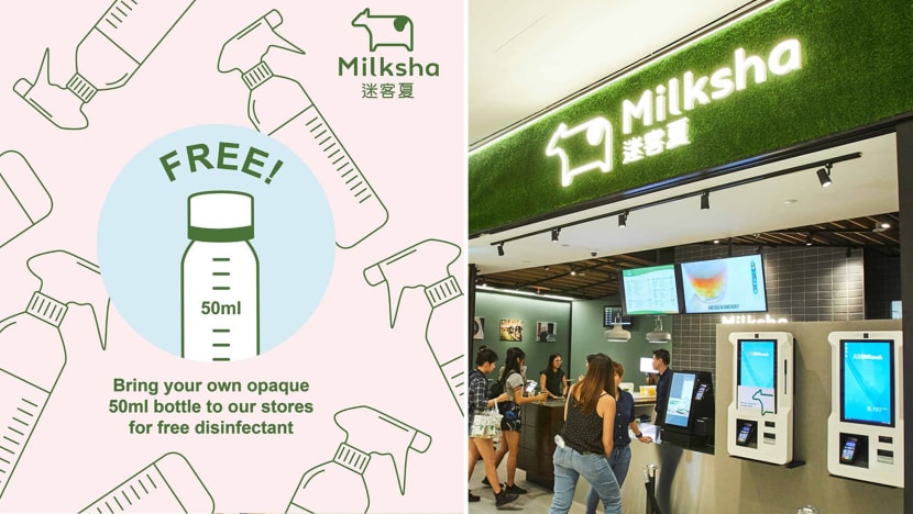 Bubble Tea Chain Milksha Giving Out Free ‘Naturally-Derived’ Disinfectant
