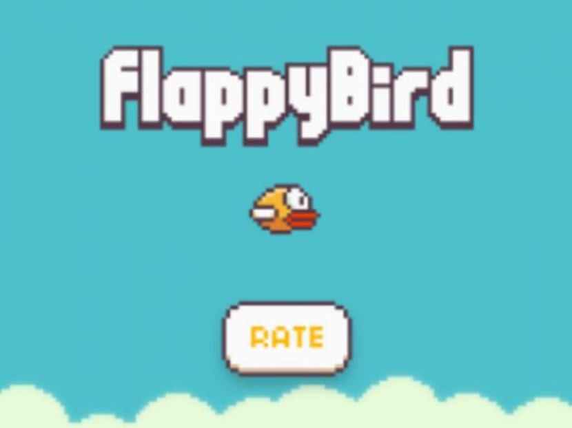 Screenshot of Flappy Bird.