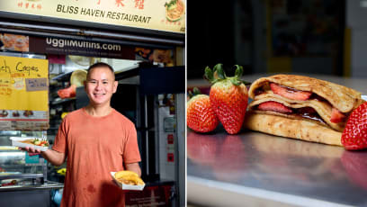 Uggli Muffins Hawker Makes Comeback After Hiatus, Now Sells $2 Sourdough Crepes