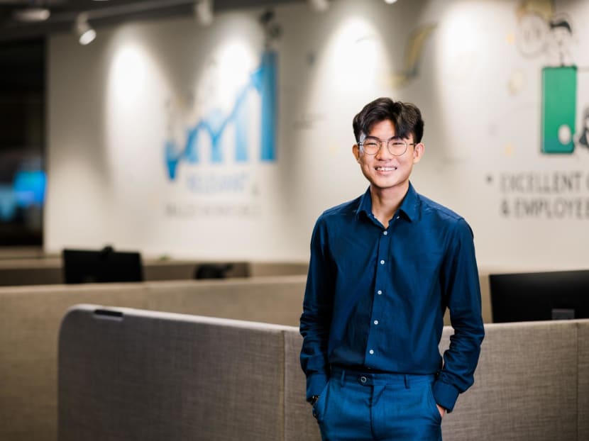 Chua Jun Hong, 18, is a third-year Ngee Ann Polytechnic student studying information technology, and is also an OCBC Ignite intern. Chua Jun Hong, 18, is a third-year Ngee Ann Polytechnic student studying information technology, and is also an OCBC Ignite intern.