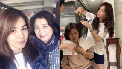 This Is What Happened When Ella Chen Gave Her Mum A Haircut With Kitchen Scissors