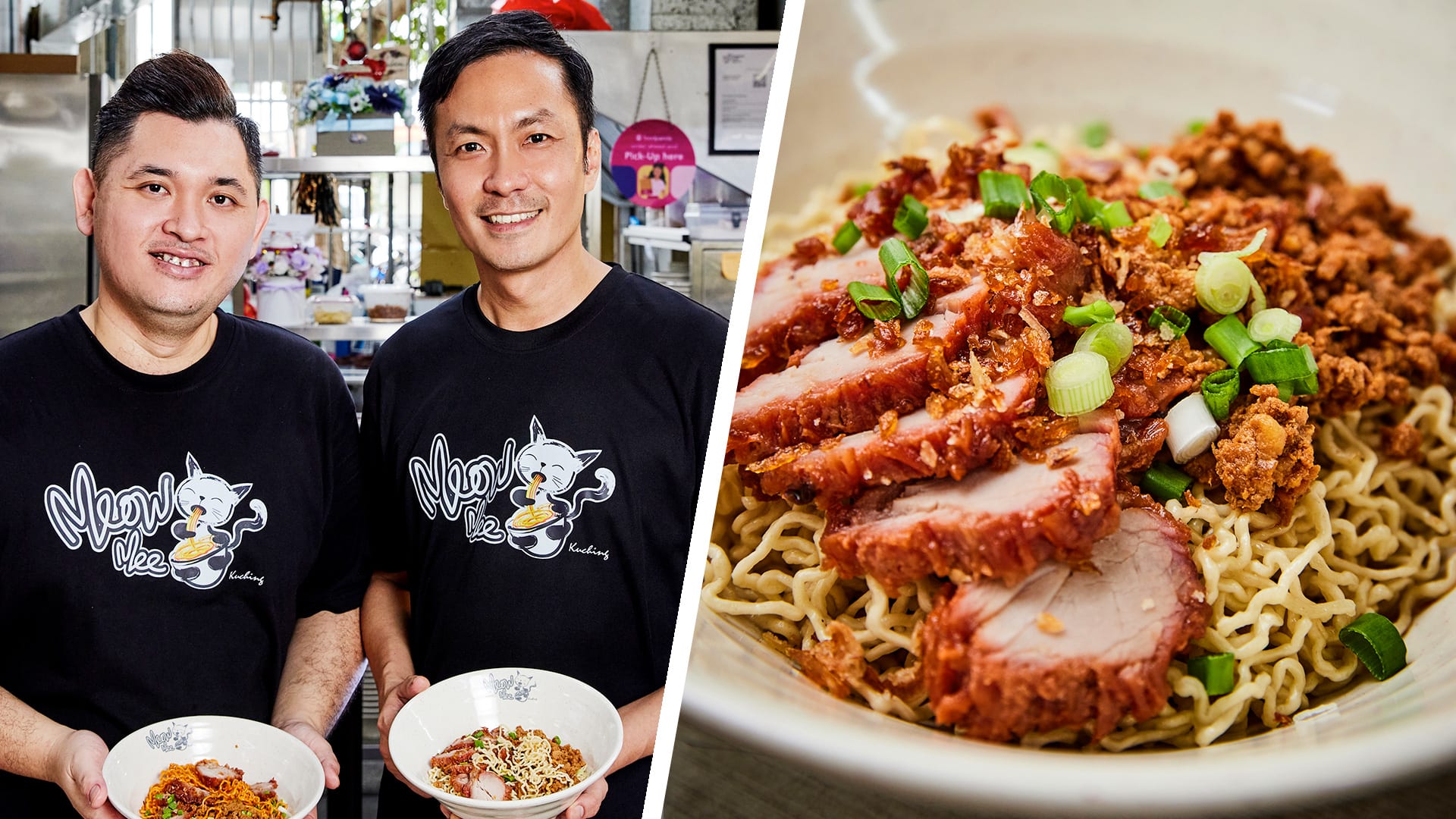 Kuching-Born Hawkers Sell ‘QQ’ Red & White Kolo Mee, Sarawak Laksa At Geylang Kopitiam Kuching-Born Hawkers Sell ‘QQ’ Red & White Kolo Mee, Sarawak Laksa At Geylang Kopitiam