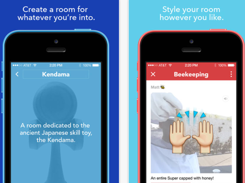 Rooms is a new app launched by Facebook for anonymous chats. Photo: Screenshot/iTunes store