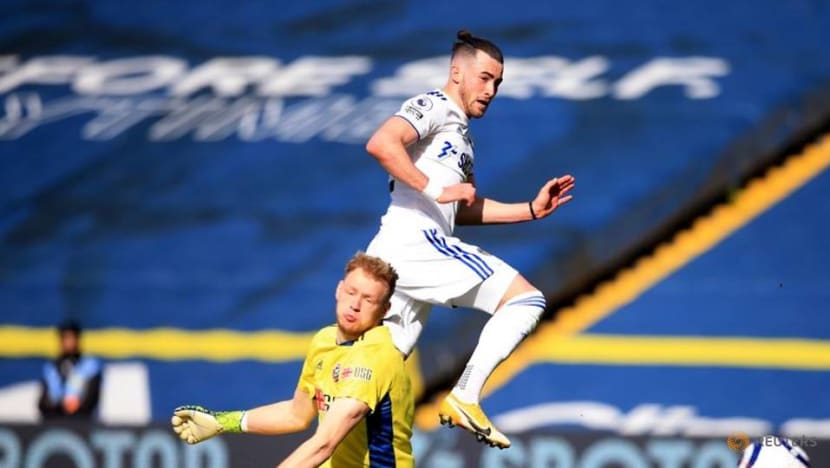 Football: Harrison helps Leeds to 2-1 win over Sheffield Utd Football: Harrison helps Leeds to 2-1 win over Sheffield Utd