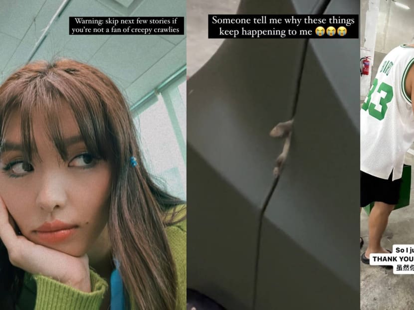 Chen Hanwei Helps YES933 DJ Hazelle Teo Remove Dead Lizard She Accidentally Crushed With Her Car Door