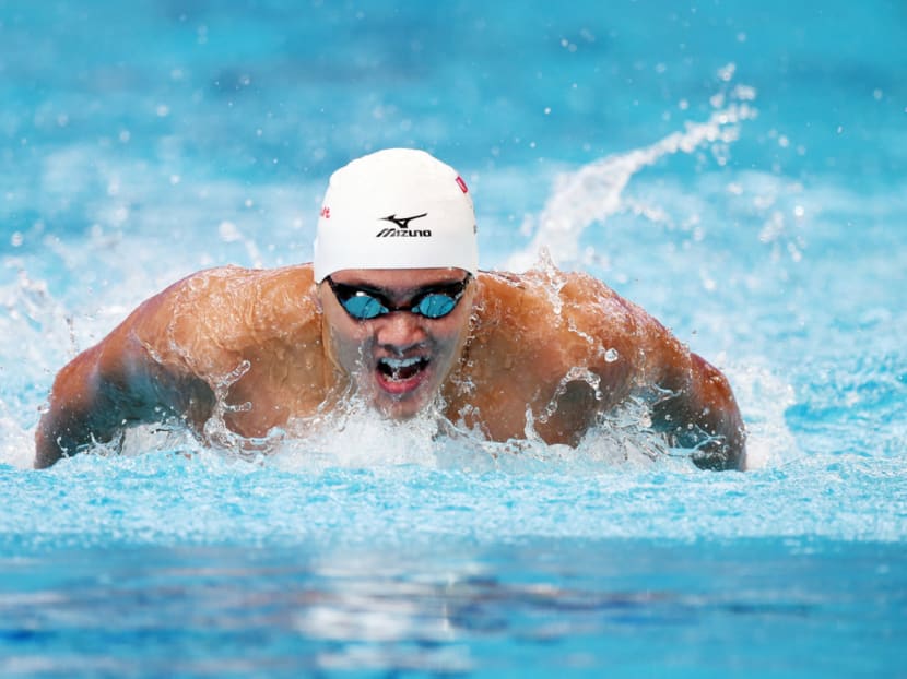 Singaporean swimmer Joseph Schooling finished 10th overall in the 200m butterfly semi-finals at the World Championships, with a time of 1 min 56.11s. Photo: Getty Images