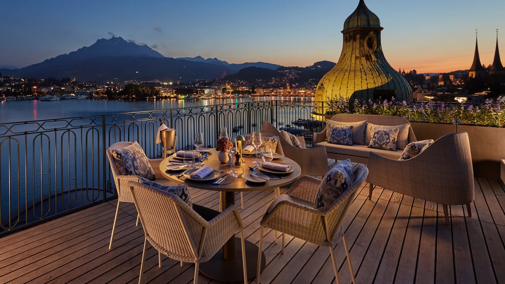 The art-filled Mandarin Oriental Palace Luzern is a year-round delight