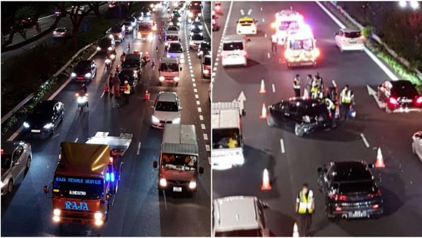 Toddler among 3 people taken to hospital after hit-and-run on PIE Toddler among 3 people taken to hospital after hit-and-run on PIE