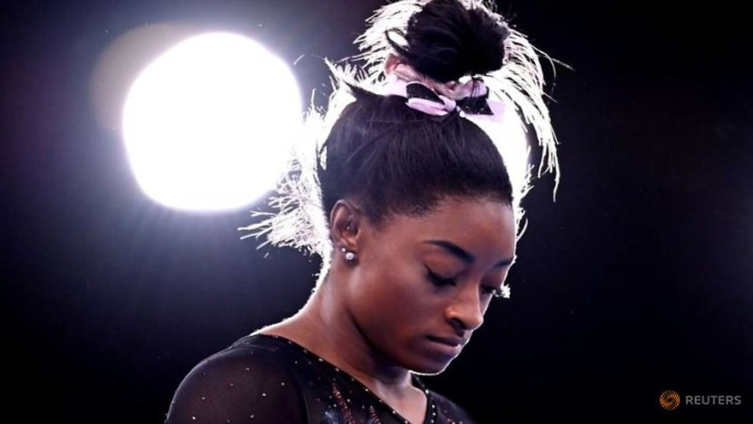 Gymnastics: Biles withdraws from floor event final Gymnastics: Biles withdraws from floor event final