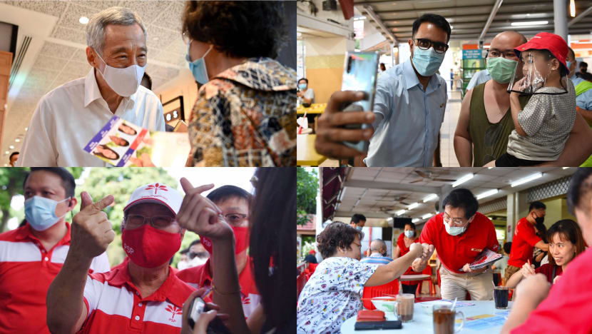 In pictures: GE2020 campaign trail amid the COVID-19 outbreak In pictures: GE2020 campaign trail amid the COVID-19 outbreak
