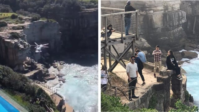 冒生命危险翻栏杆拍照 中国女游客坠亡悉尼钻石湾