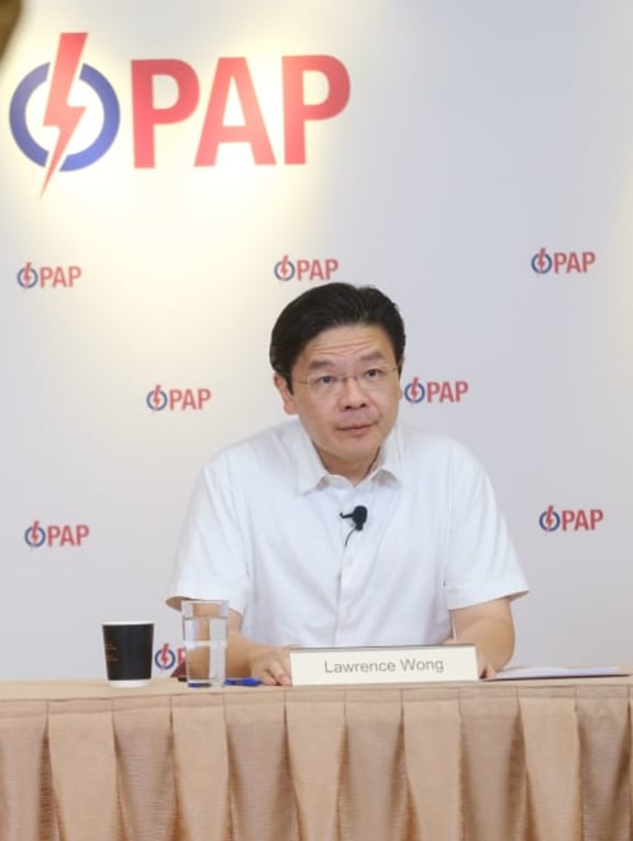 The People's Action Party's Lawrence Wong speaking to party activists at the party's headquarters in Bedok in July 2020. The People's Action Party's Lawrence Wong speaking to party activists at the party's headquarters in Bedok in July 2020.