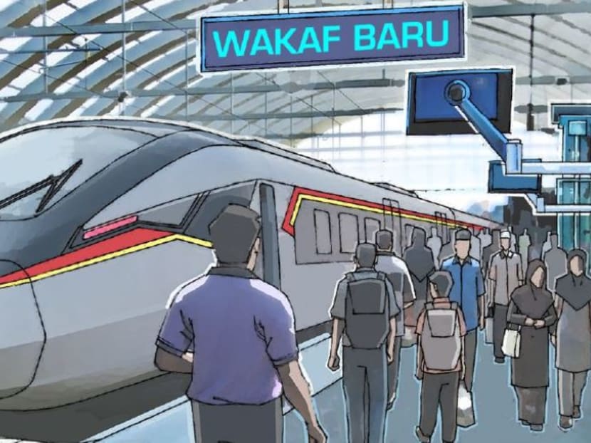 An artist’s impression of the East Coast Rail Link (ECRL) station in Wakaf Baru, Kelantan. Malaysia's Finance Ministry reveals the final cost of the rail project to be possibly S$27.44 billion, saying this must be reduced significantly to make it financially viable.