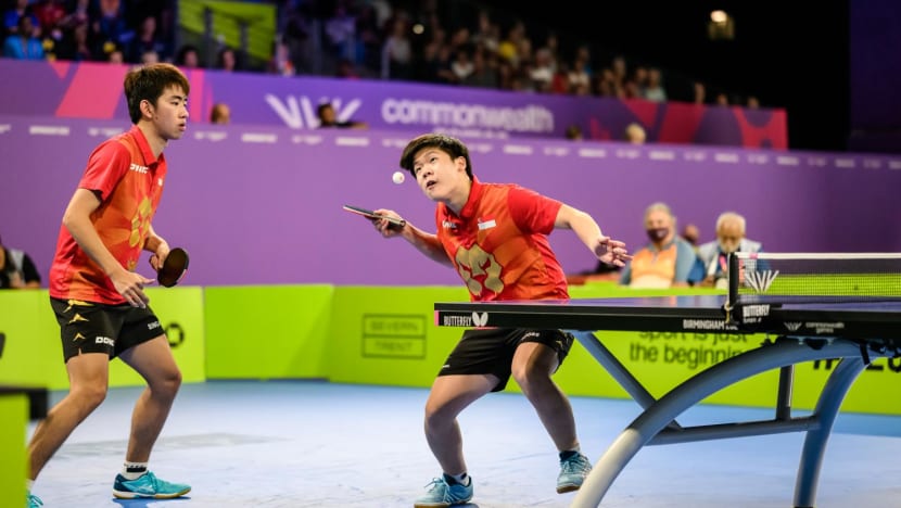 Commonwealth Games:  Silver for Singapore men's table tennis team after final defeat by India