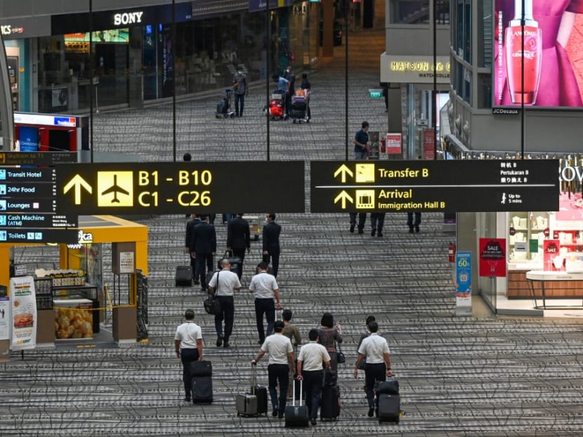 Initial Covid-19 test shows SIA cabin crew member infected with more contagious British virus variant Initial Covid-19 test shows SIA cabin crew member infected with more contagious British virus variant