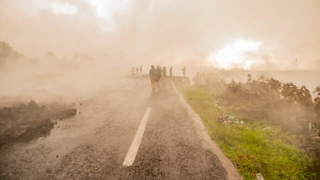 刚果火山爆发 再有五人因吸入过量毒气死亡
