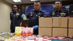 Polis M'sia tahan dua lelaki, rampas dadah bernilai RM3.22 juta