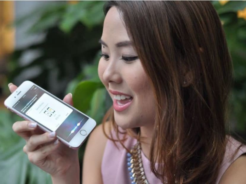OCBC's has launched a new money transfer method using Siri or iMessaging. Photo: OCBC