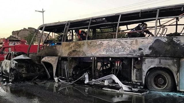北非最严重车祸 34人死12人伤