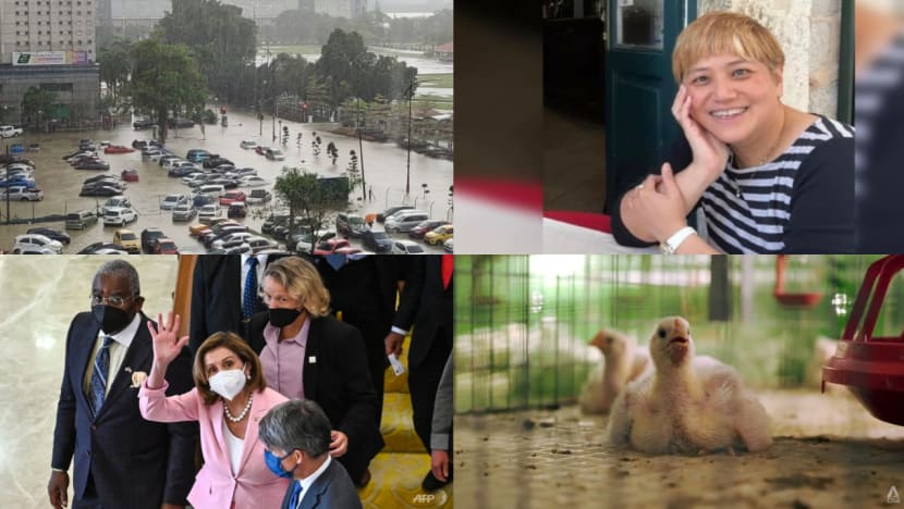 Daily round-up, Aug 2: Nancy Pelosi arrives in Taiwan; trial for Singaporean accused of murdering wife begins in UK; flash floods hit Johor Bahru