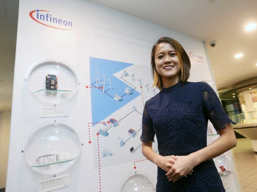 Dr Pamela Lin, 31, a senior engineer at Infineon who already had a PhD but decided to pursue a lower course in a master's programme in technology to learn AI, something she has never done.